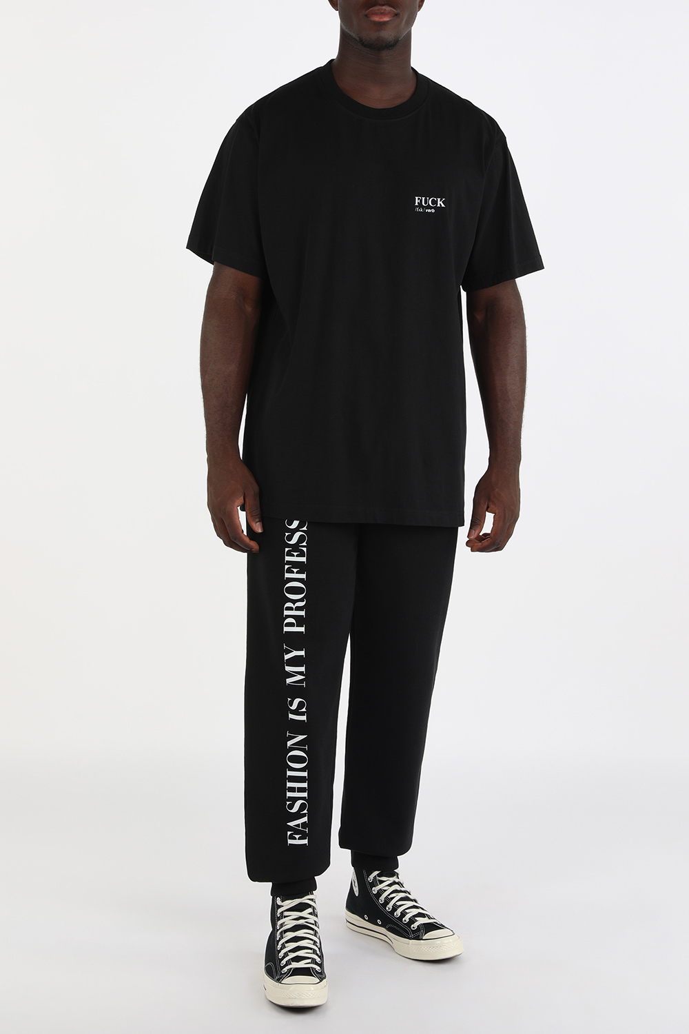 Fuck Definition Tshirt in Black